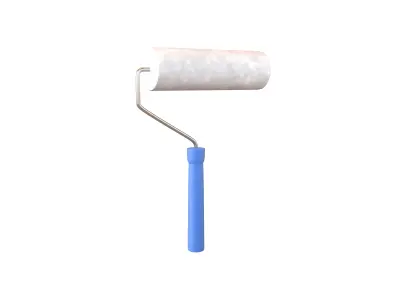 Paint Roller V1 003 Low-poly 3D model