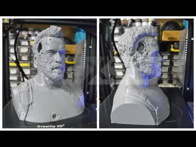 Terminator Dark Fate  - Carl Bust  3D Print 3D print model