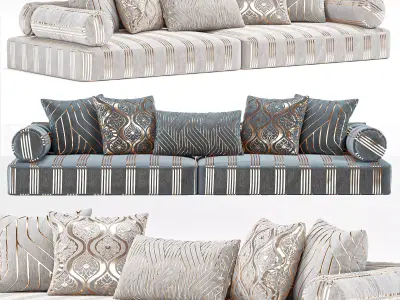 Window Pillows Set 1 Composition 3D model