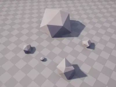  Stylized Forest Pack - Low Poly Low-poly 3D model