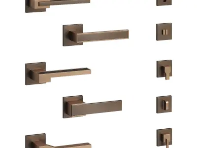 Door handle 002 3D model