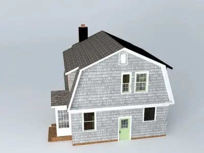 Dutch Colonial House Free 3D model