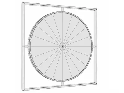 Mirror in a metal frame GZ-M1067 3D model