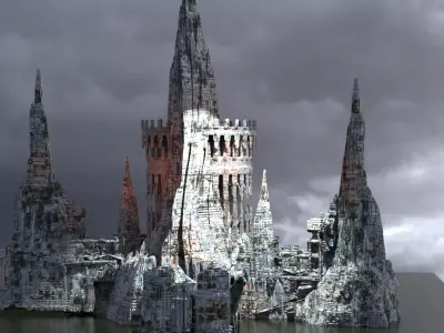 Ice pinnacle 1 3D model