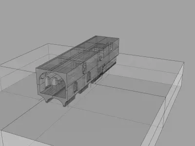 Vault House by Johnston Marklee 3D model