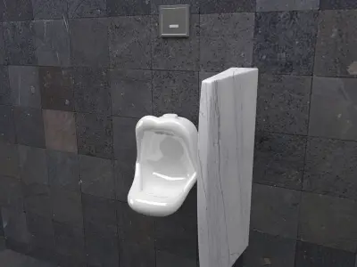 Urinal 7 toilet 3D model