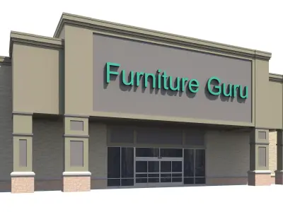 Retail-052 Retail Store 3D model