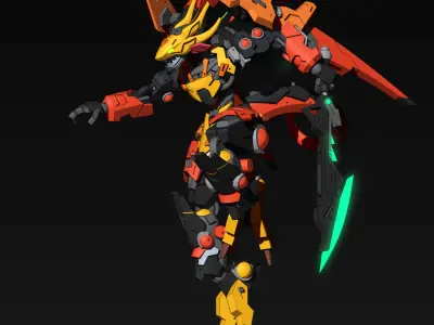 SA-4 Draco Mech 3D print model