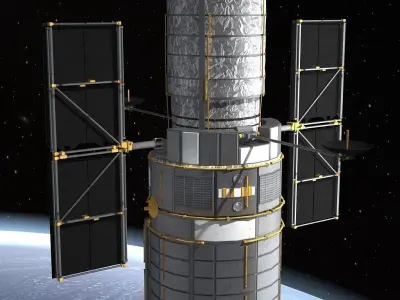 Hubble Space Telescope 3D model