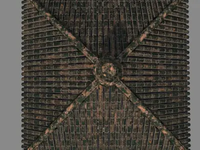 Japan Chinese roof 3D model