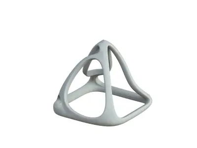 SciFi Cube Object No 59166 Low Poly Shape Low-poly 3D model