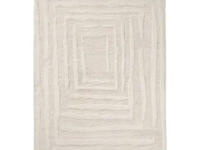 NILIMA WOOL RUG 3D model