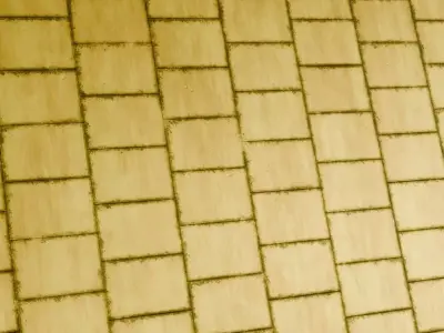 Golden Metal Copper Roof PBR Seamless Texture