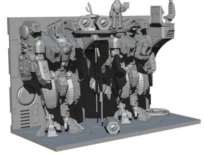 The Maintenance Bay Project Season I - Big Suits Bridge 3D print model
