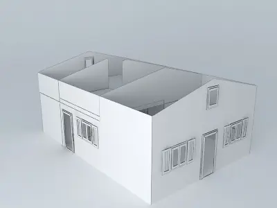 Decochalet 2015 YANS floor with no roof Free 3D model
