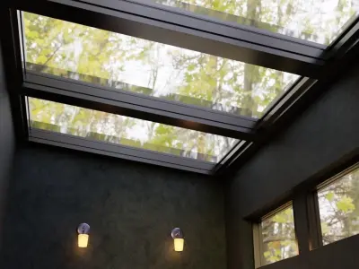 Hidden Bedroom in Nature 3D model