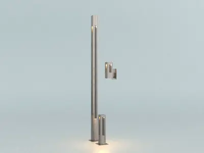 laos Street Light Concept 3D model