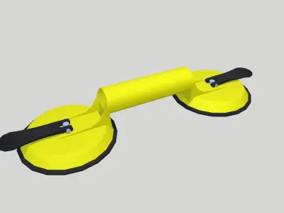 Vaccum Hooks Low-poly 3D model