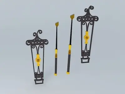 The Grand Staircase Banister Segments 3D model