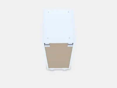 METOD Wall cabinet frame 14 Low-poly 3D model