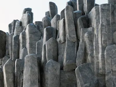 Rock stone collection n4 3D model