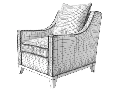 Presidio armchair 3D model