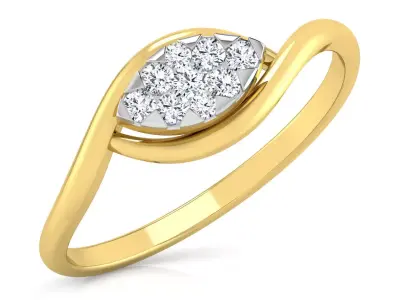 Light Weight Modern Ring  3D print model