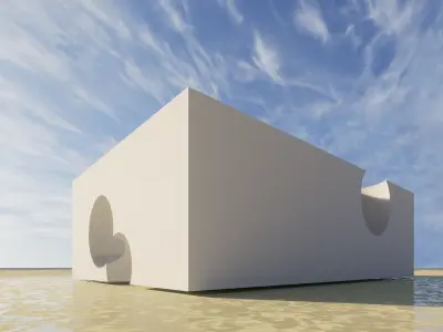 Space Museum - Revit Project with Rhino Inside Revit workflow 3D model