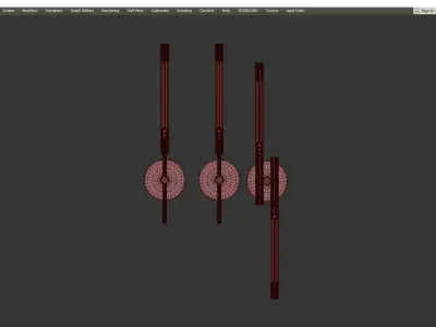 VALA WALL Low-poly 3D model