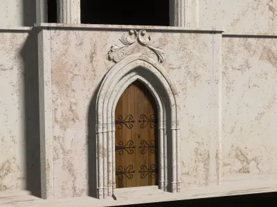 Castle Door 3 3D model