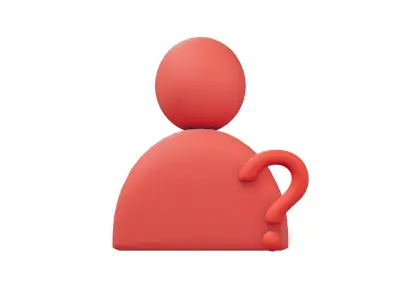 Cant Find User Icon v1 002 Low-poly 3D model