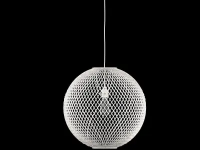 Rattan Pendant Light 3D model buy