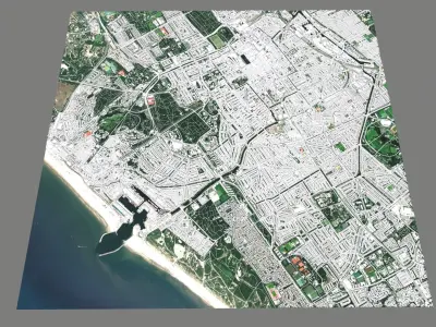 Citycape  Hague Netherlands 3D model