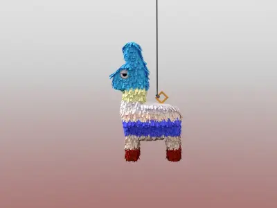 Pinata LLama 3D model