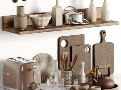 kitchen accessories 010 3D model