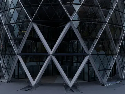 30 St Mary Axe - The Gherkin 3D model