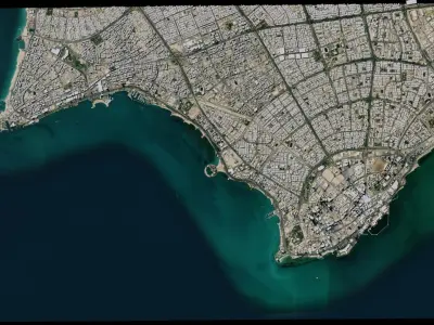 Kuwait City - Kuwait 3D model