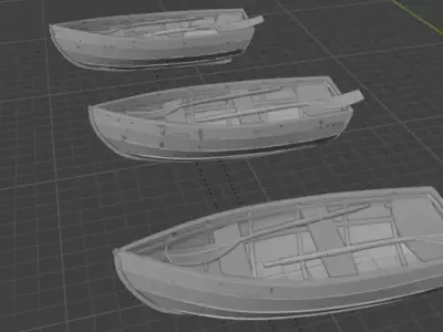 Ravenhold Low-poly 3D model