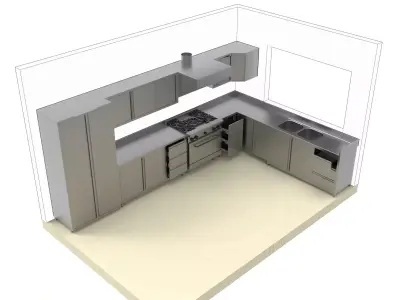 KITCHEN 93 3D model