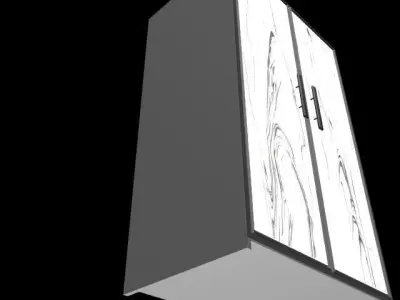 Modern wardrobe 3D model