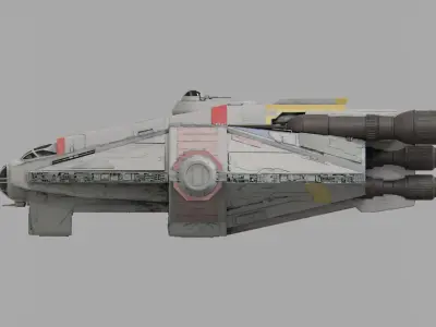VCX-100 Ghost - Star Wars Ahsoka 3D model