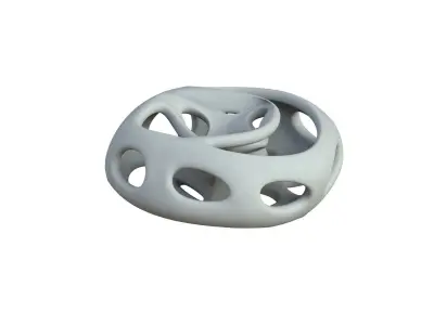 SciFi Cube Object No 65171 Low Poly Shape Low-poly 3D model