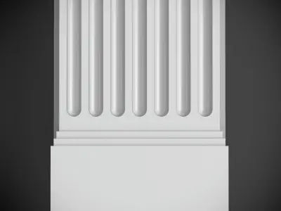 150 pilasters collection 3D model