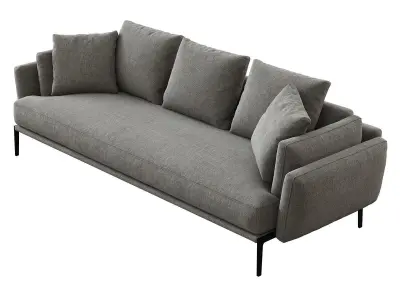 Domino A240 3 Seater Sofa 3D model