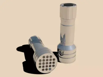 LED Flashlight Free 3D model
