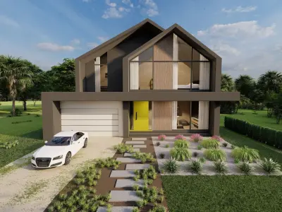 Modern House 3D model