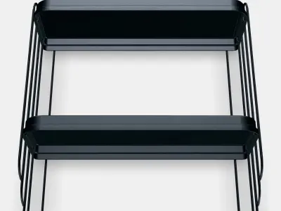 APOTEKARE Wall shelf Low-poly 3D model
