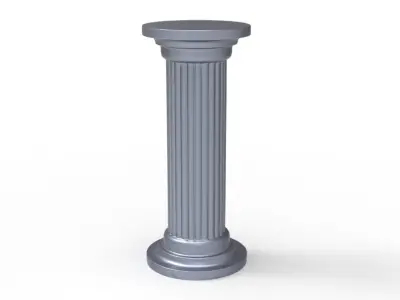 Architectural Classic pillar column for 3D print 3D print model
