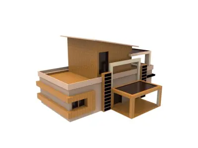 Modern Villa  3D print model