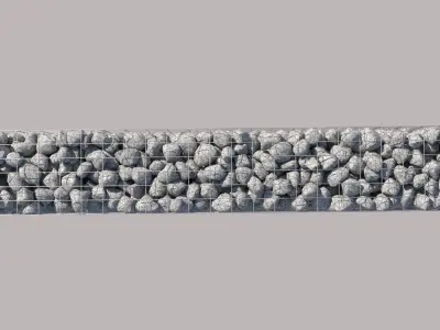 Gabion Wall 3D model